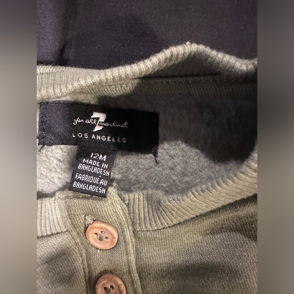 Baby Boy 7 For All Mankind Two Piece Set NEW 12 Months - Picture 7 of 9